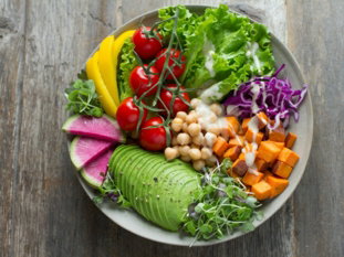 bowl of vegetable salads